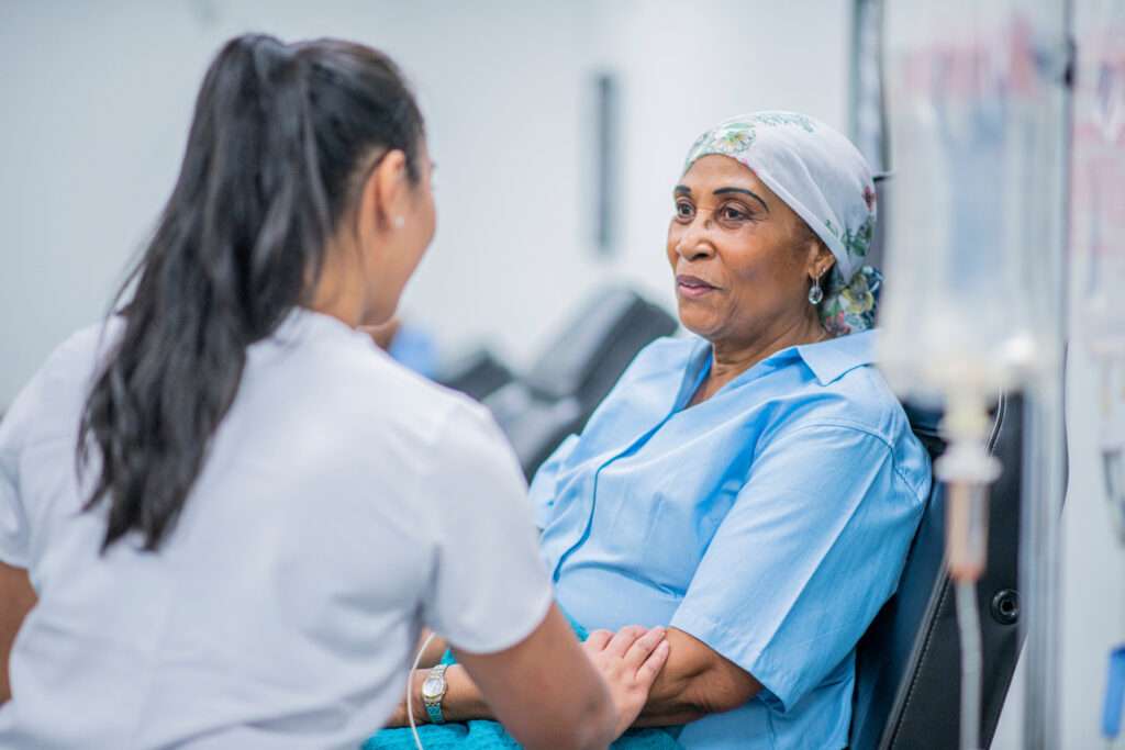healthcare provider and patient after using Dash intelligent patient scheduling to enhance patient engagement