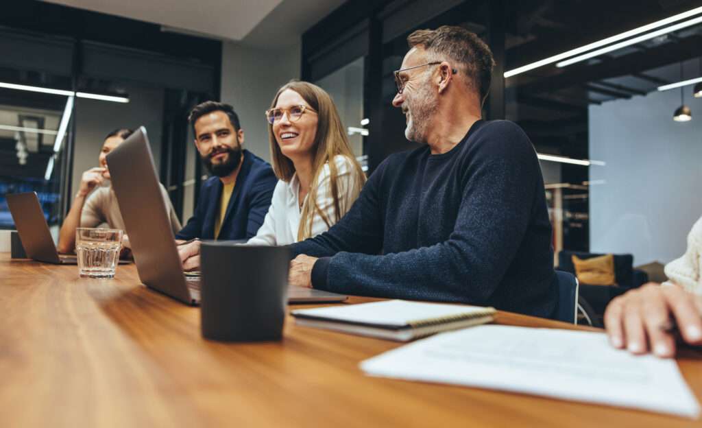 Group of business people planning their practice's doctor self scheduling software