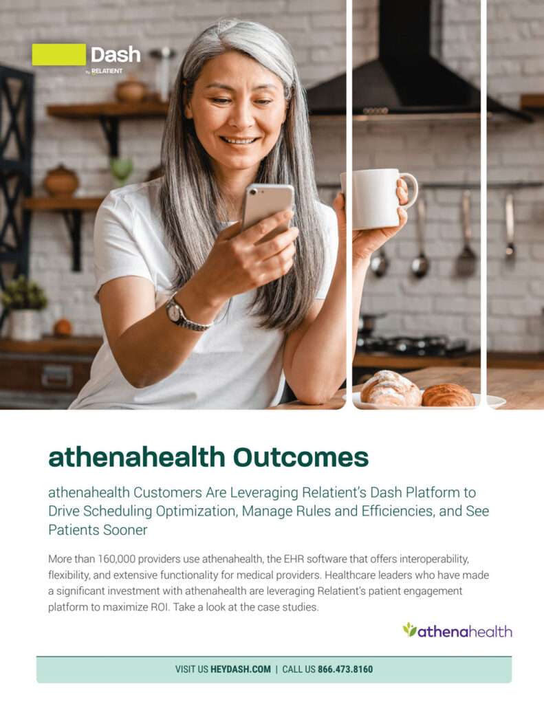 athenahealth dash by relatient portal integration