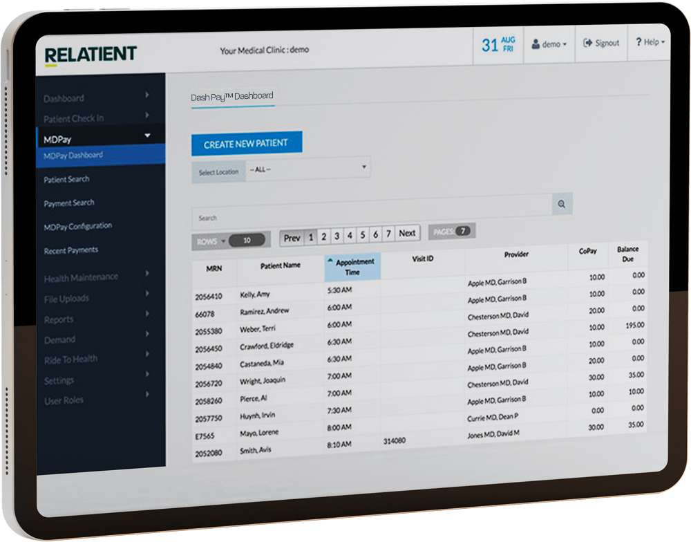 Dash Pay™ by Relatient ipad