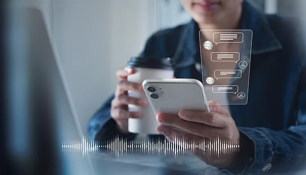 Patient using Dash Voice AI agentic solutions