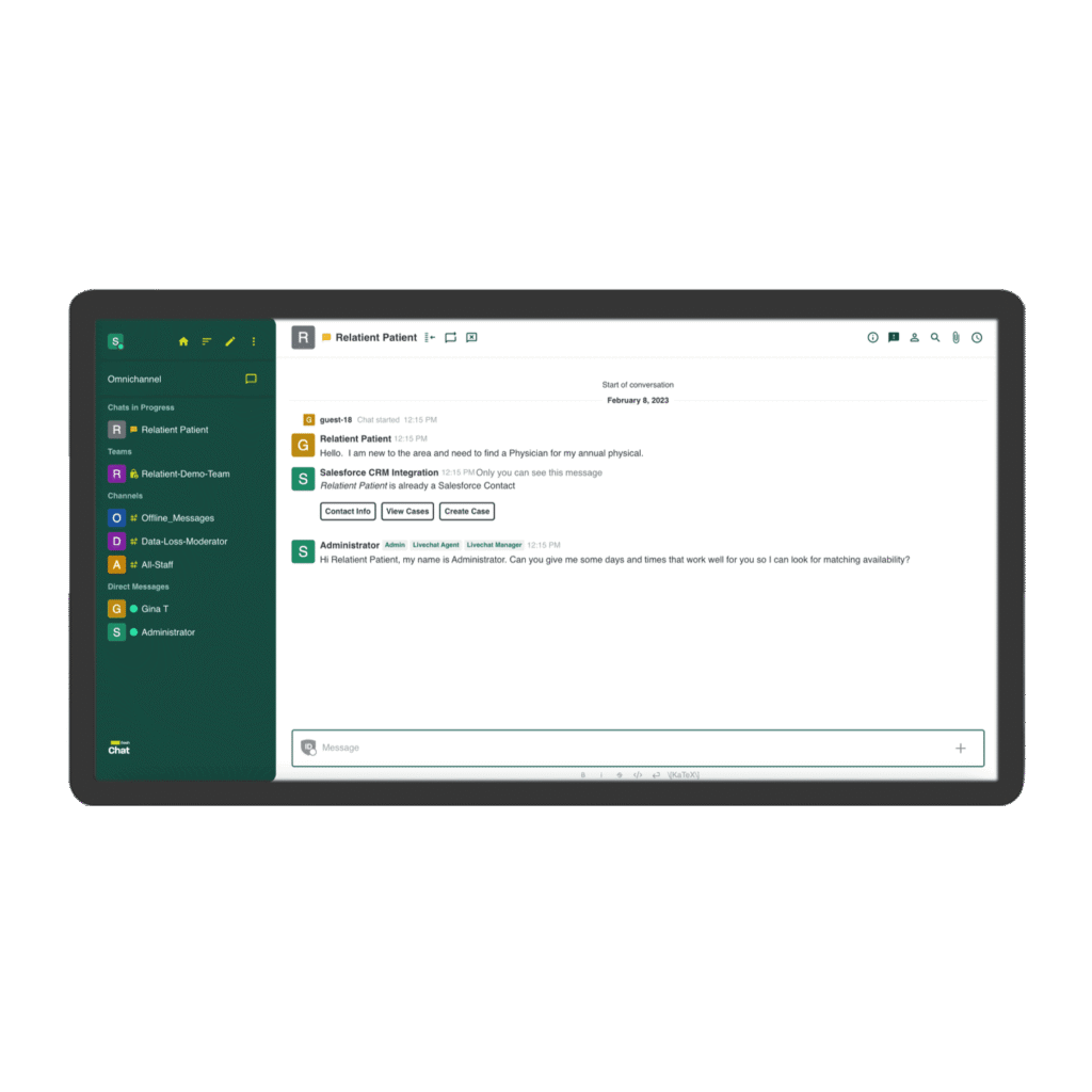 Dash omnichannel patient messaging