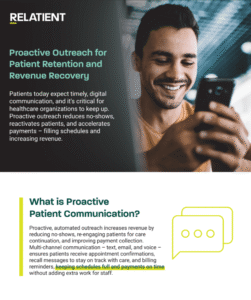 proactive patient outreach and communication
