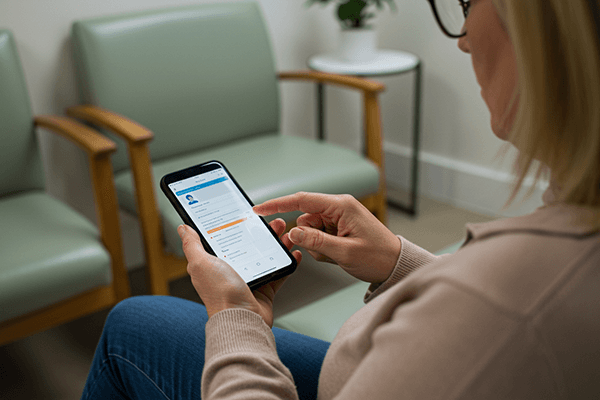 demographic patient collection with Dash digital registration