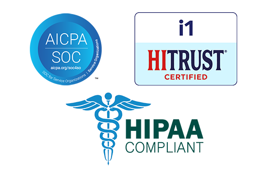 Dash is SOC2 examined, HITRUST certified and HIPAA compliant enterprise levels software