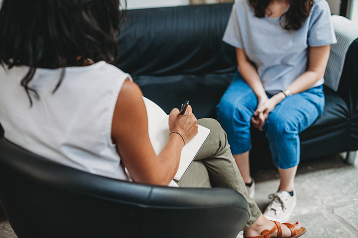 Behavioral health provider and patient illustrating how Relatient expands intelligent scheduling to the Behavioral Health industry